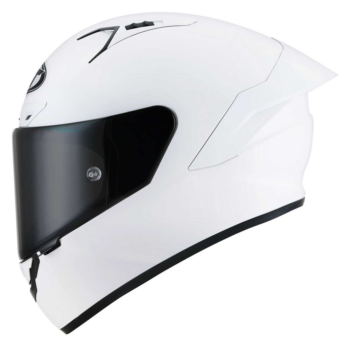 KYT NZ-Race Plain White Motorcycle Helmet