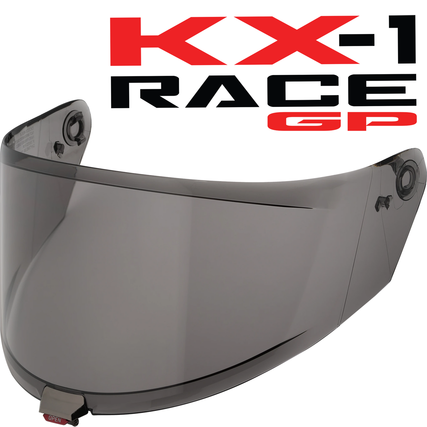 KYT KX-1 Race GP Light Smoke Visor