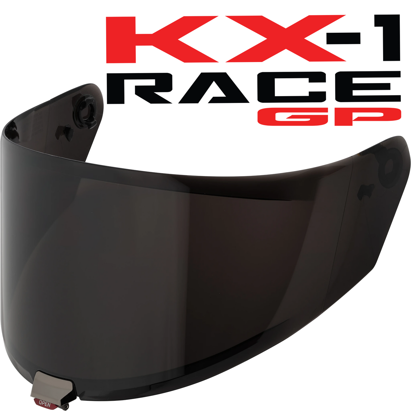 KYT KX-1 Race GP Dark Smoke Visor