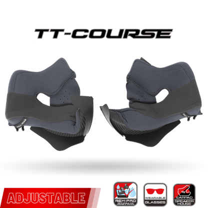 Almohadillas para mejillas TT Course