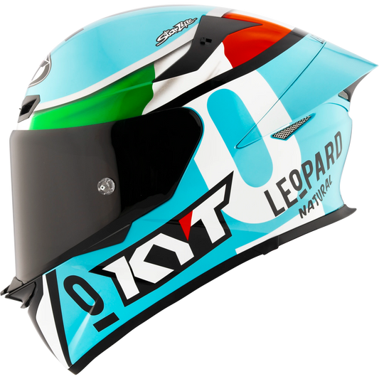 KYT TT-REVO Leopard Tri-color Replica Motorcycle Helmet