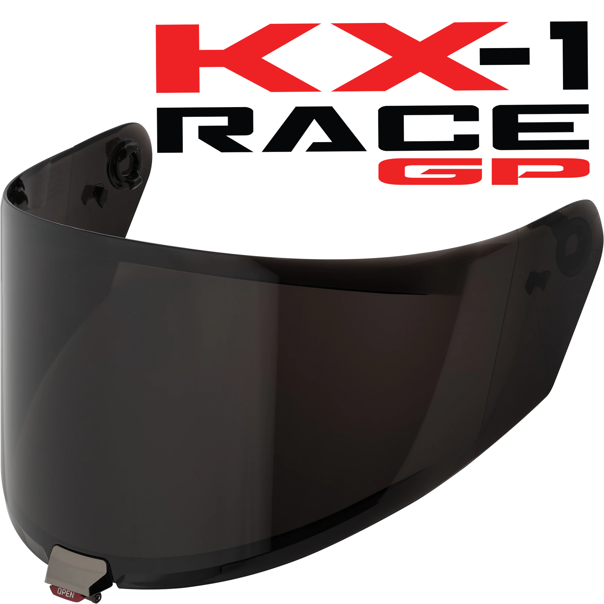 KYT KX-1 Race GP Dark Smoke Visor