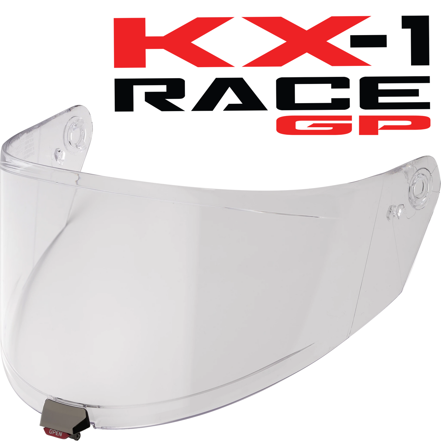 KYT KX-1 Race GP Clear Visor