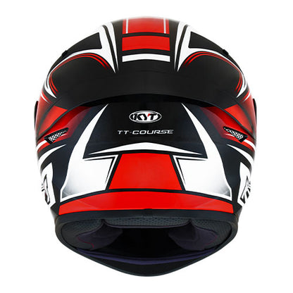 TT-Course Tourist Red Fluorescent Helmet